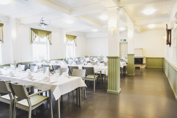 Juhlatila juhlakattauksessa.