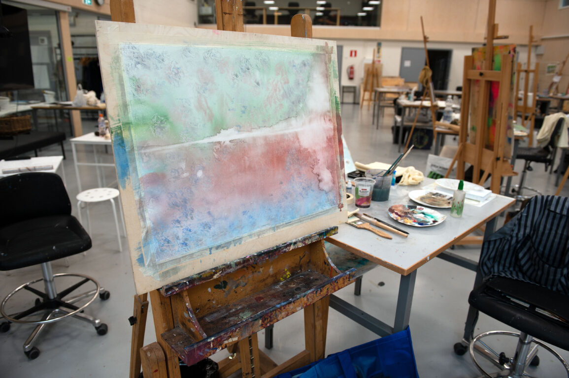 Taideteos AhlmanEdu kesäkurssilla Tampereella